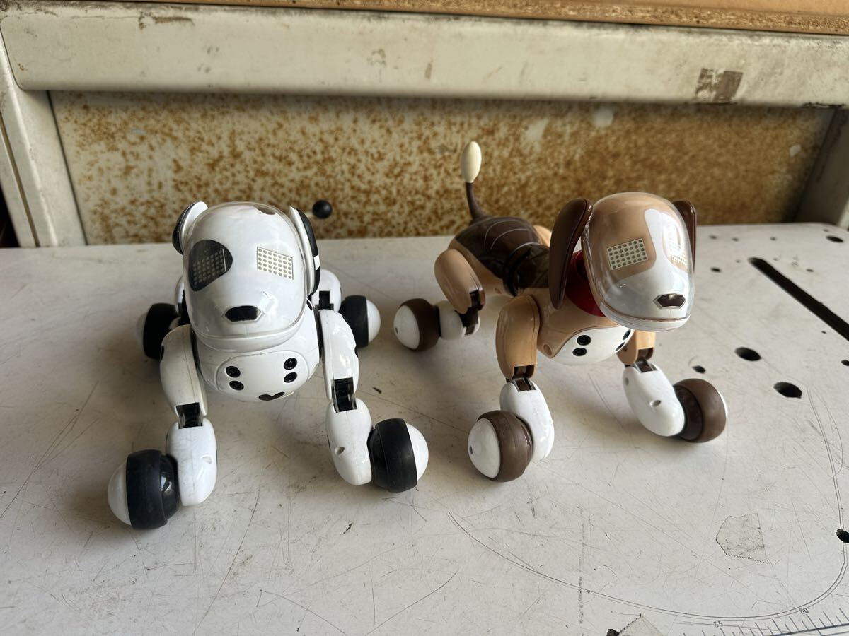 (M) ロボット犬 タカラトミー ハローズーマー まとめて2台 動作未確認 ジャンク品扱い