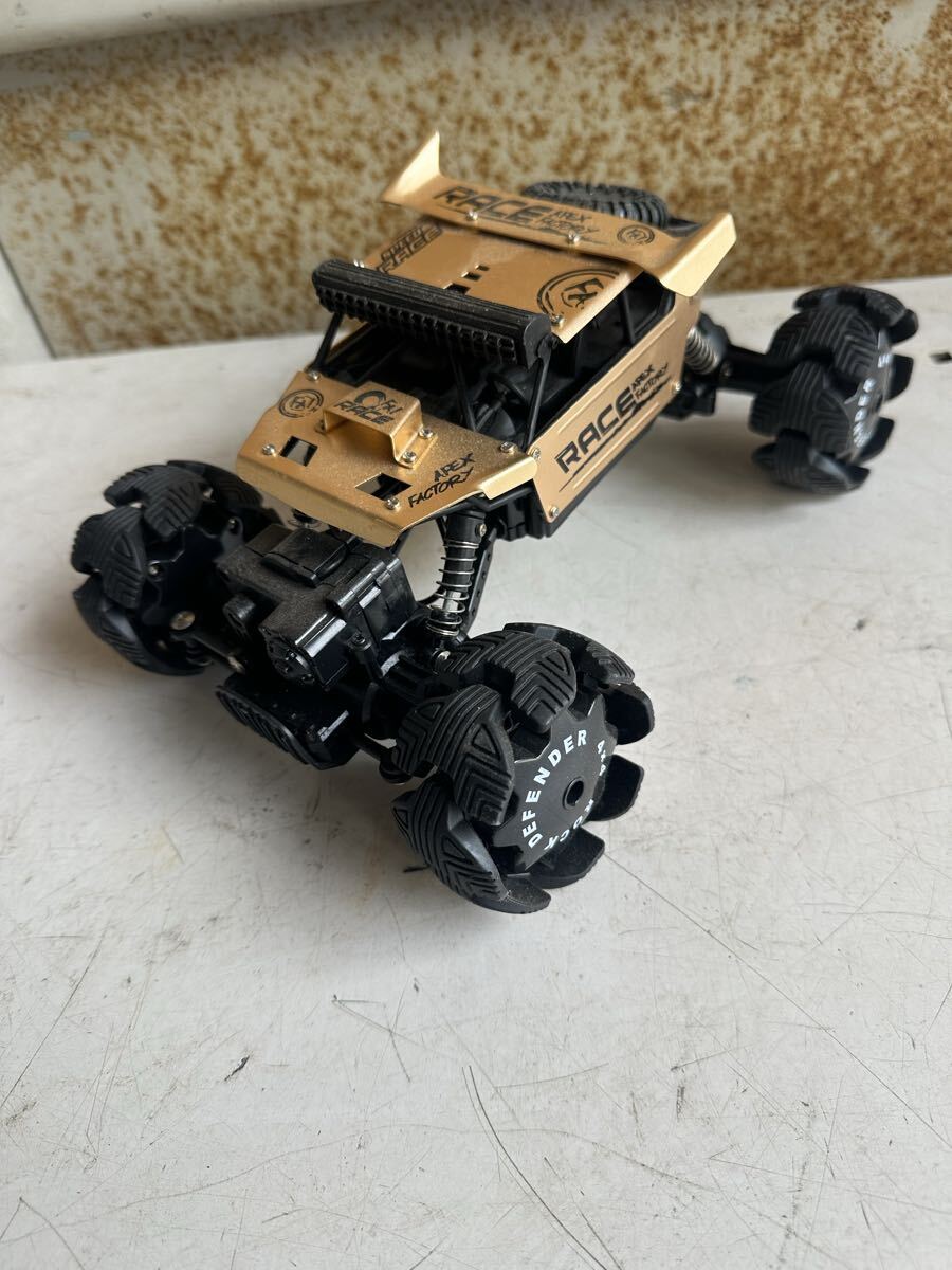 (M)アレックスファクトリー ラジコン スピードレース 4×4 アルミカバー 現状中古品