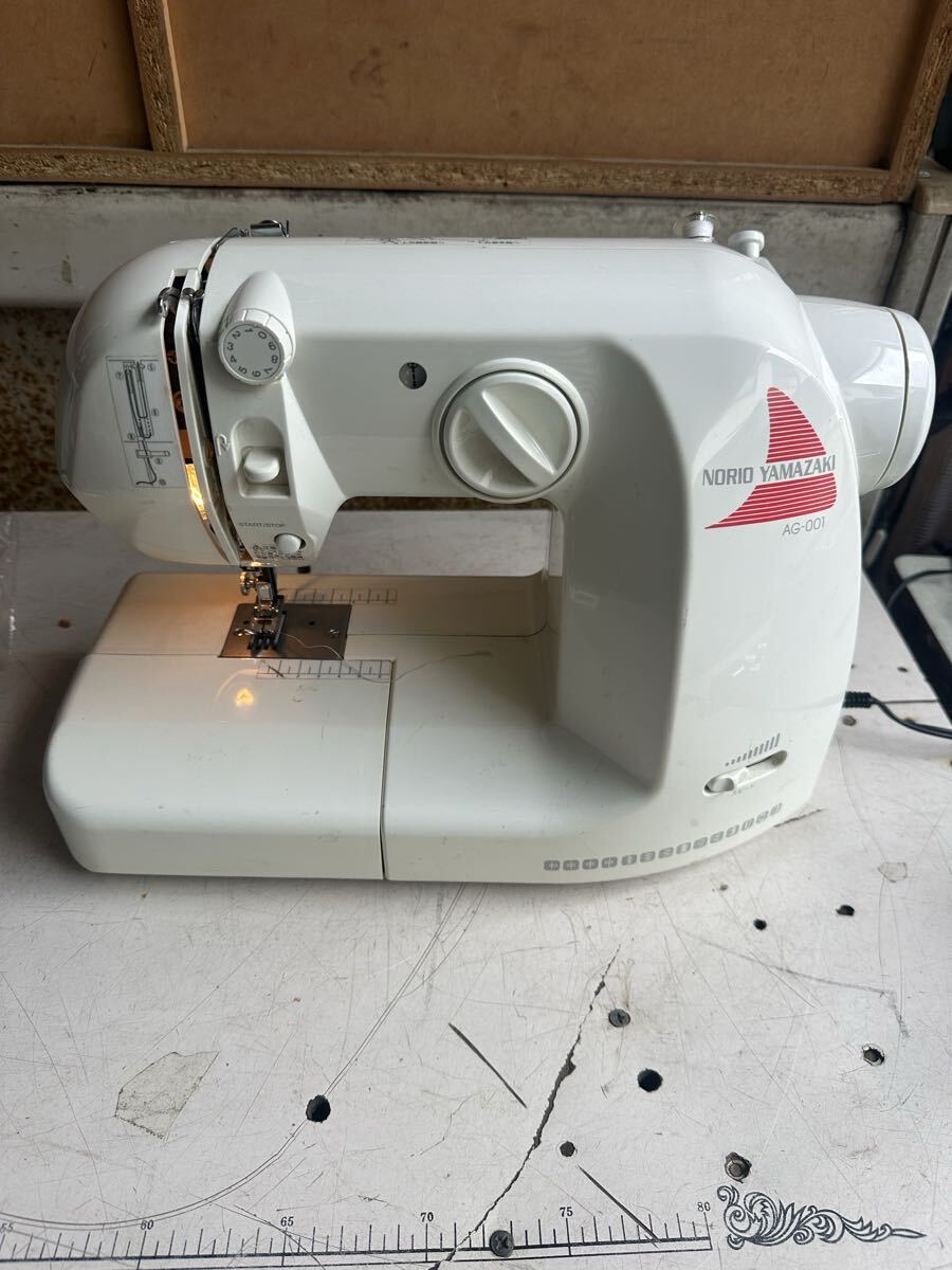 (M)NORIO YAMAZAKI ミシン AG-001 電子ミシン 通販生活 稼働品 現状中古品