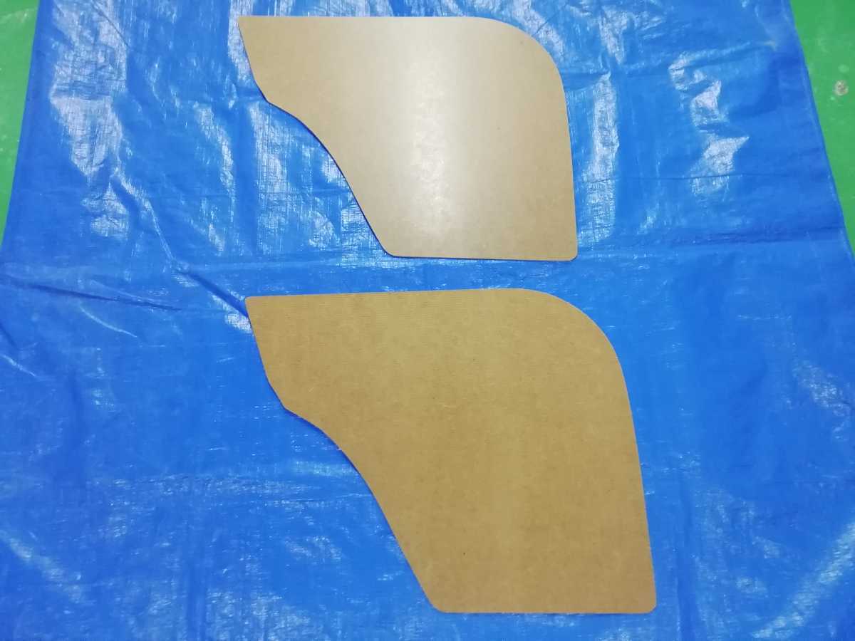 スバル360K111リアシートサイド内張りベース板　左右セット手作り品　