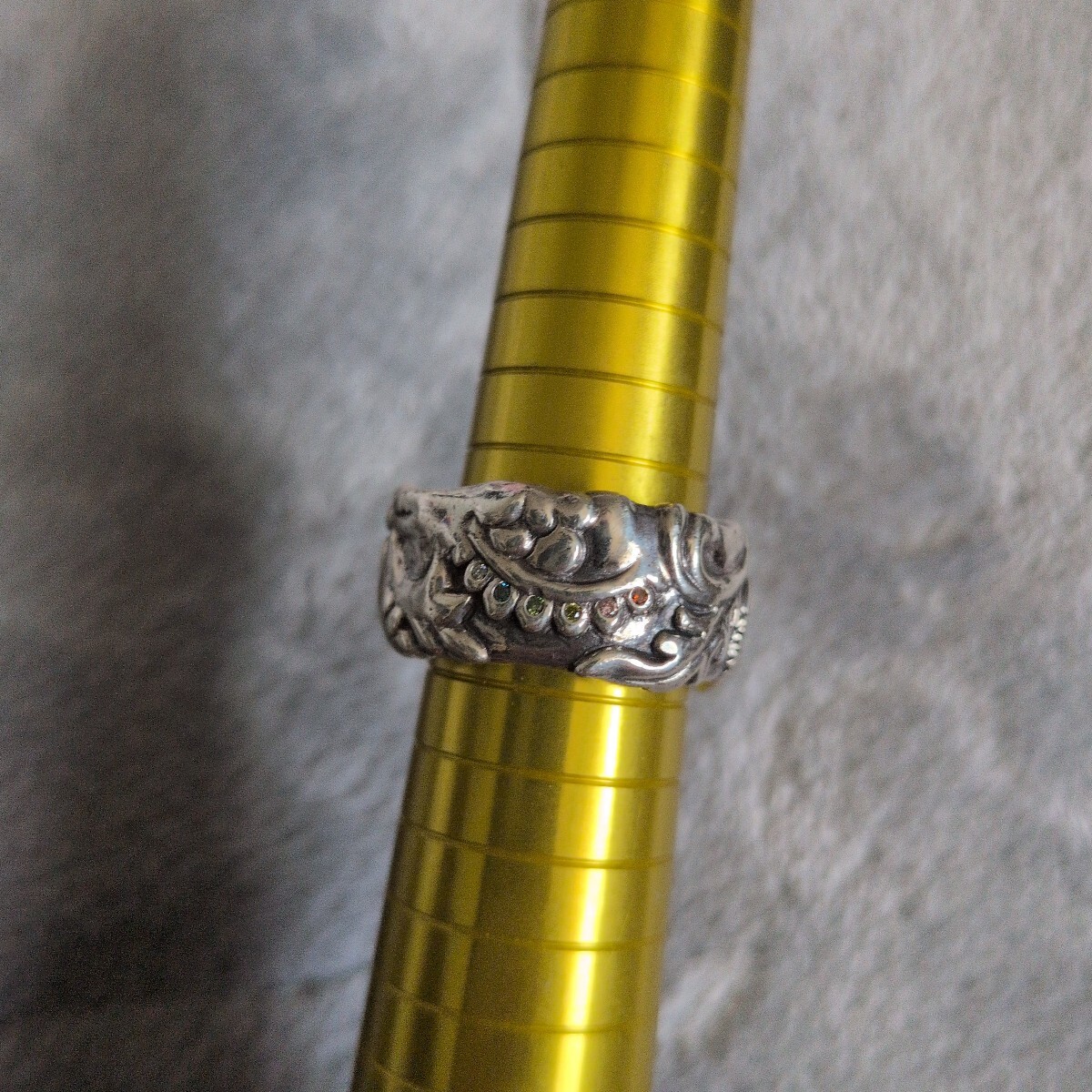 送料込み　１４号　限定　ブラッディマリー　bloodymary　リング 指輪 シルバー　レインボー　ダイア　