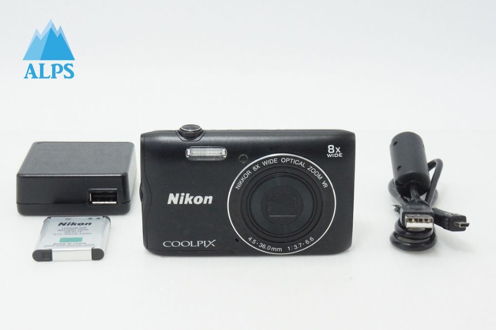 訳あり品 Nikon ニコン COOLPIX A300 コンパクトデジタルカメラ ブラック 260324o【アルプスカメラ】