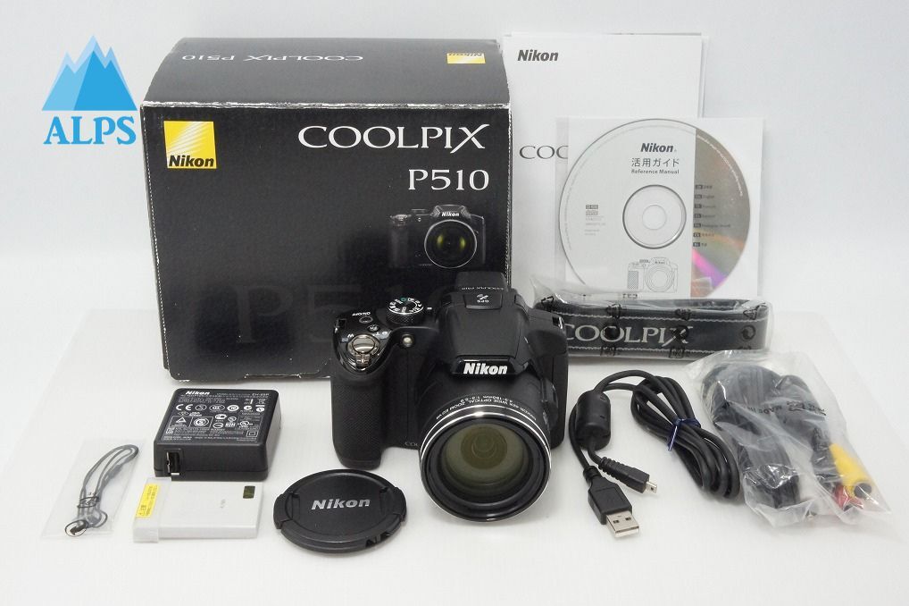 美品 Nikon ニコン COOLPIX P510 デジタルカメラ ブラック 元箱付 260401a【アルプスカメラ】