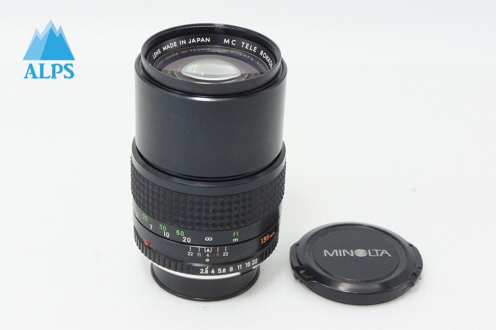 美品 MINOLTA ミノルタ MC TELE ROKKOR PF 135mm F2.8 SR/MDマウント MF 単焦点レンズ 260320c【アルプスカメラ】
