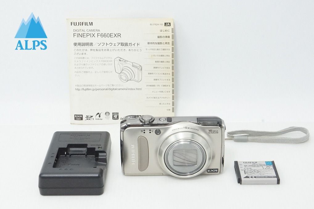 FUJIFILM フジフィルム FinePix F660EXR コンパクトデジタルカメラ シャンパンゴールド 260327b【アルプスカメラ】