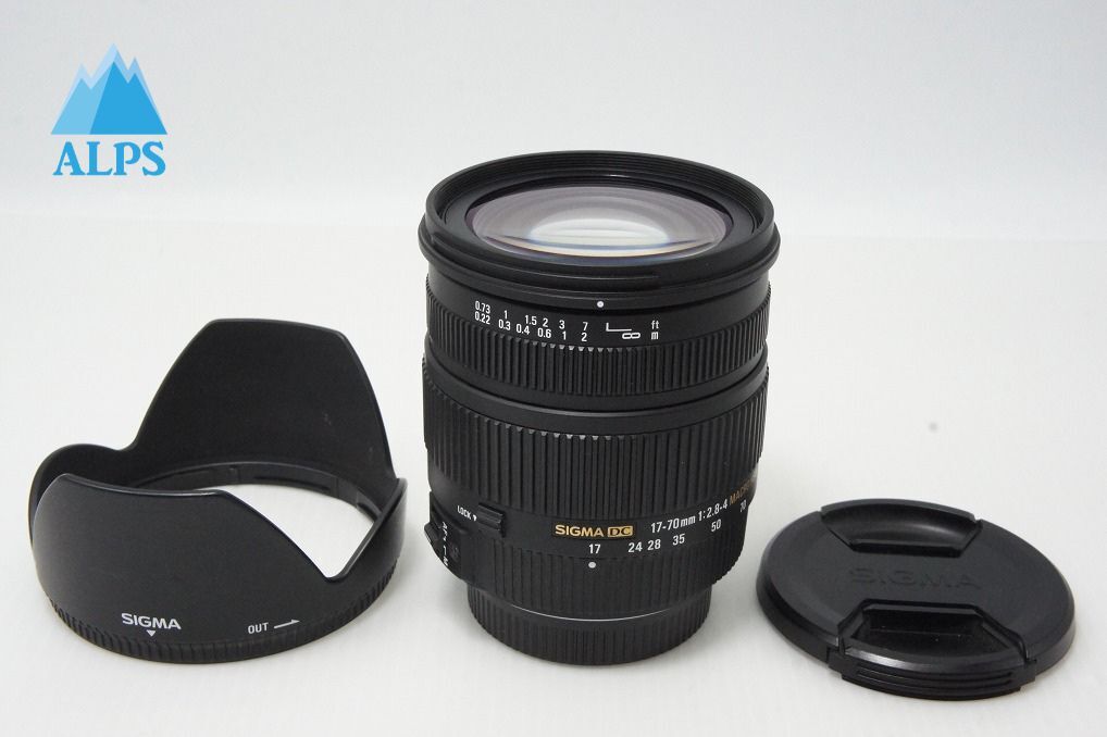 良品 SIGMA シグマ 17-70mm F2.8-4 DC MACRO OS HSM PENTAX ペンタックス Kマウント ズームレンズ フード付 260402z【アルプスカメラ】