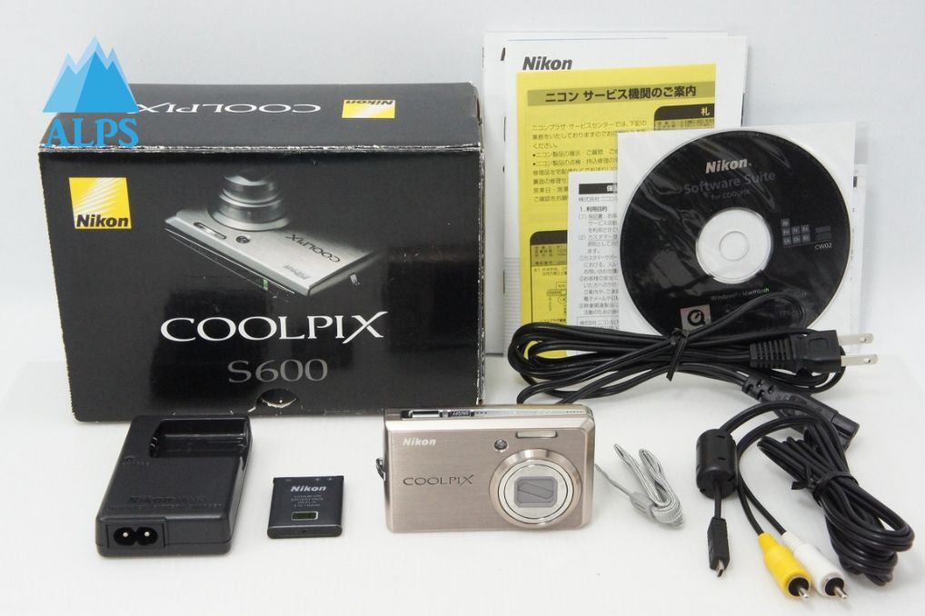 良品 Nikon ニコン COOLPIX S600 コンパクトデジタルカメラ ピンクゴールド 元箱付 260319ak【アルプスカメラ】