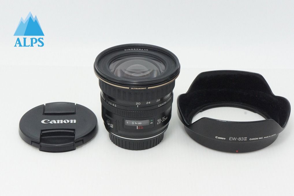 Canon キヤノン EF 20-35mm F3.5-4.5 USM フルサイズ ズームレンズ フード付 260402af【アルプスカメラ】