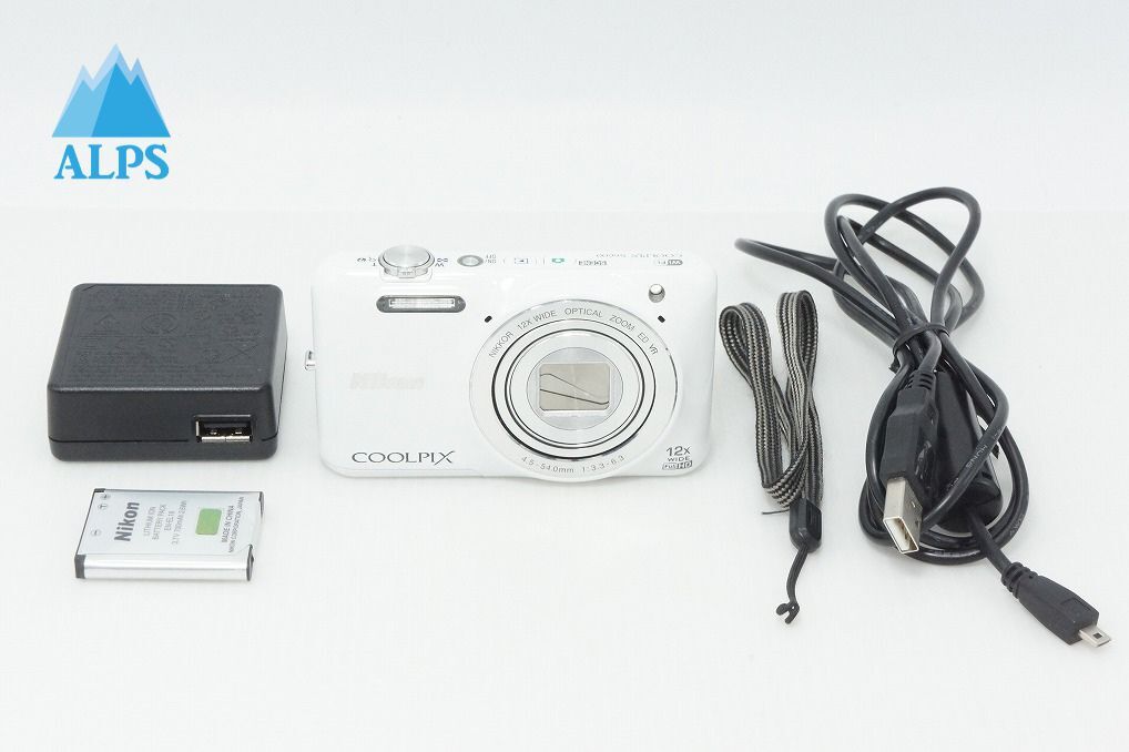 Nikon ニコン COOLPIX S6600 コンパクトデジタルカメラ ナチュラルホワイト 260403f【アルプスカメラ】