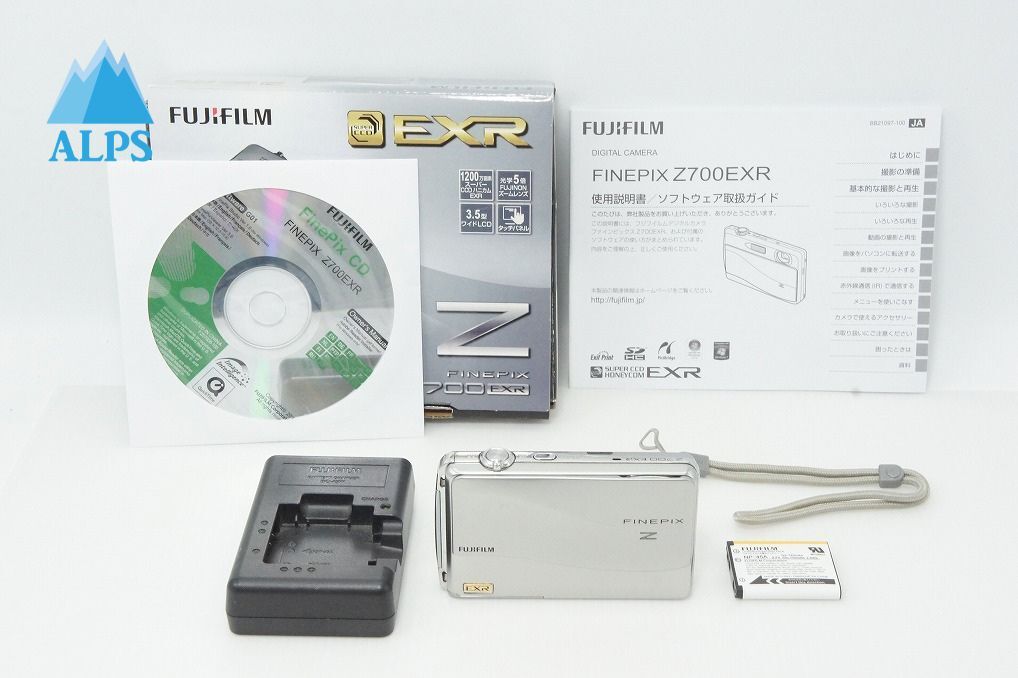 美品 FUJIFILM フジフィルム FinePix Z700EXR コンパクトデジタルカメラ シルバー 元箱付 260401e【アルプスカメラ】