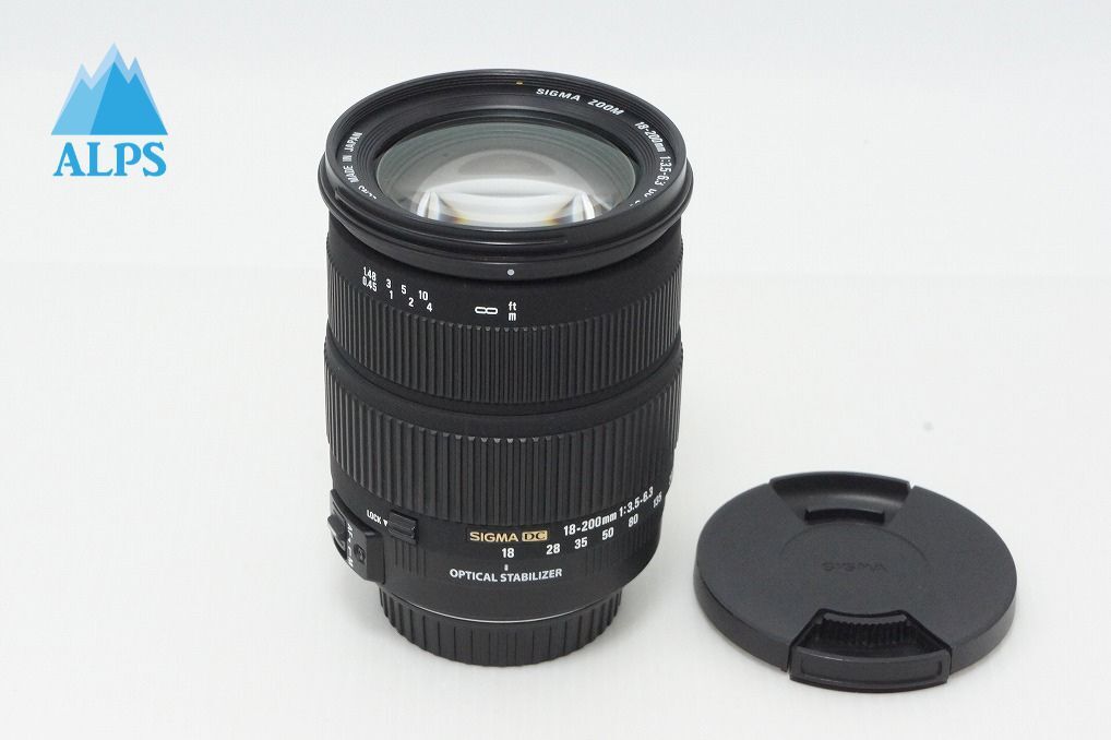 良品 SIGMA シグマ AF 18-200mm F3.5-6.3 DC OS Canon キヤノン EFマウント APS-C ズームレンズ 260402aa【アルプスカメラ】