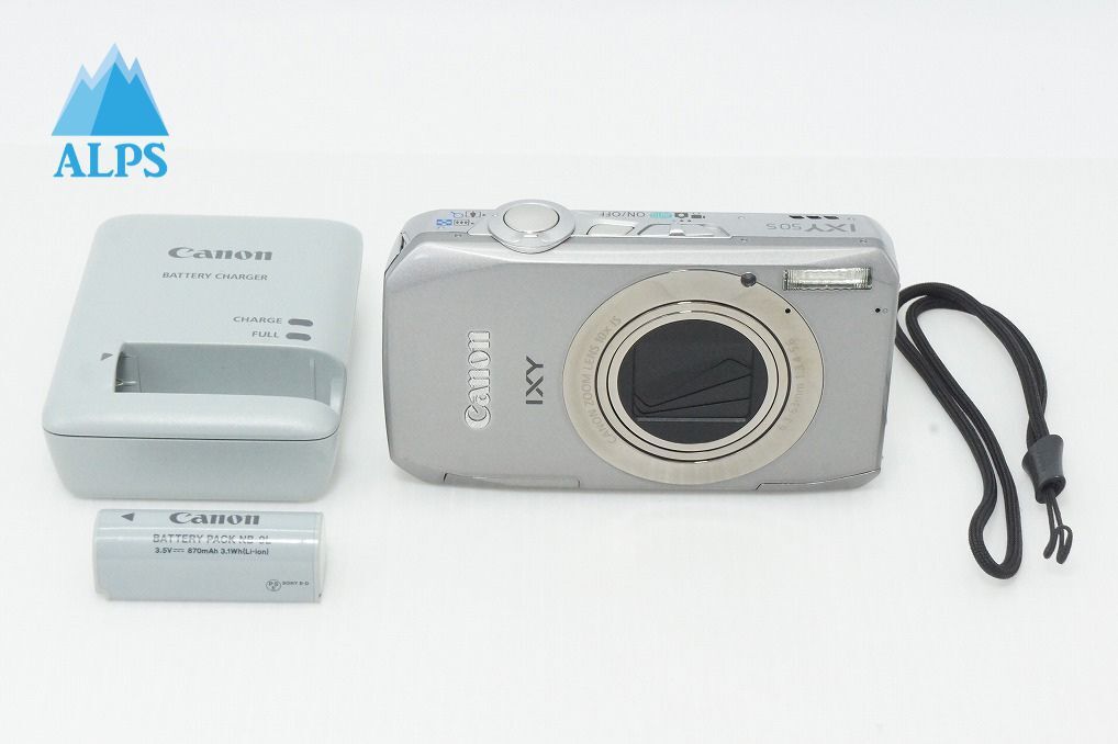 良品 Canon キヤノン IXY 50S コンパクトデジタルカメラ シルバー 260408s【アルプスカメラ】
