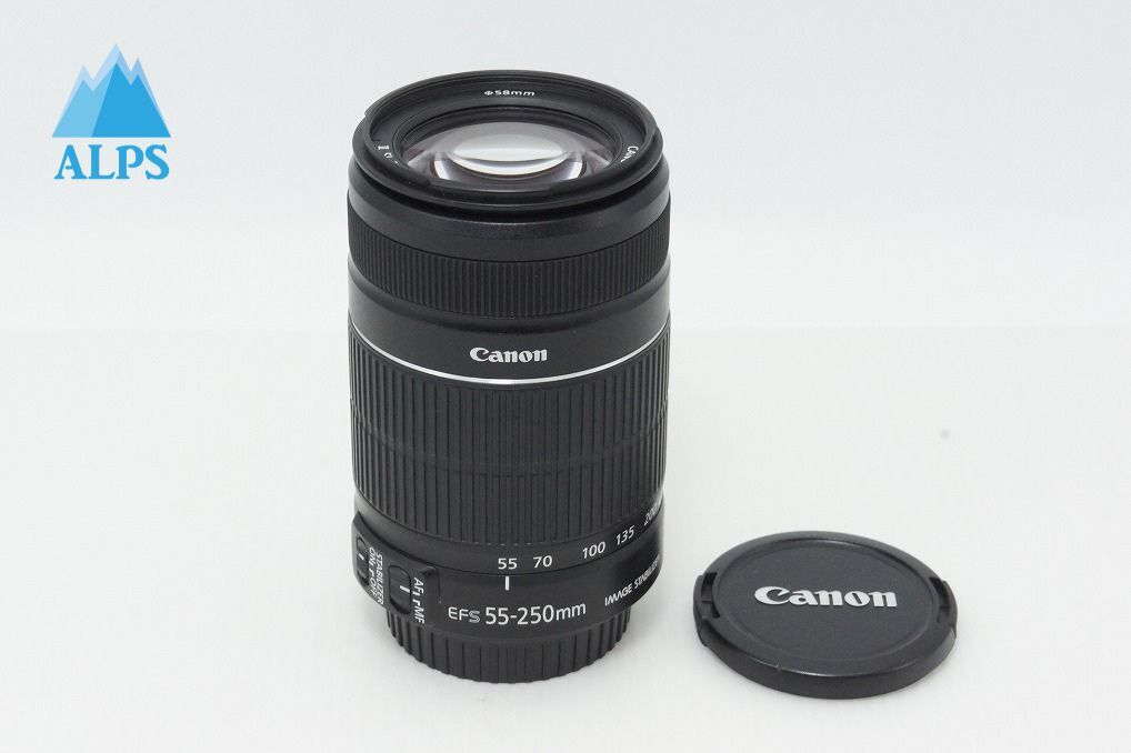 美品 Canon キヤノン EF-S 55-250mm F4-5.6 IS II APS-C ズームレンズ 260409z【アルプスカメラ】