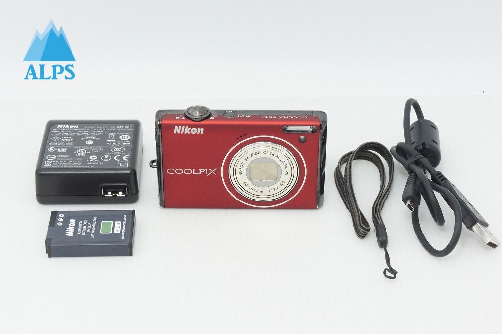 Nikon ニコン COOLPIX S640 コンパクトデジタルカメラ レッド 260409aj【アルプスカメラ】