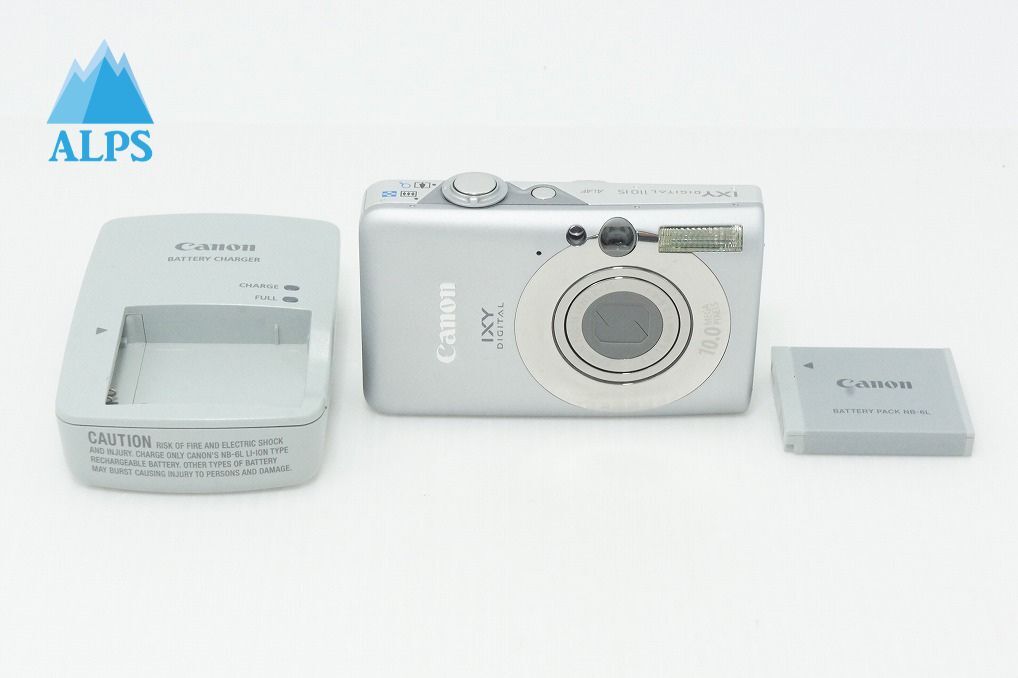 良品 Canon キヤノン IXY DIGITAL 110 IS コンパクトデジタルカメラ シルバー 260410a【アルプスカメラ】