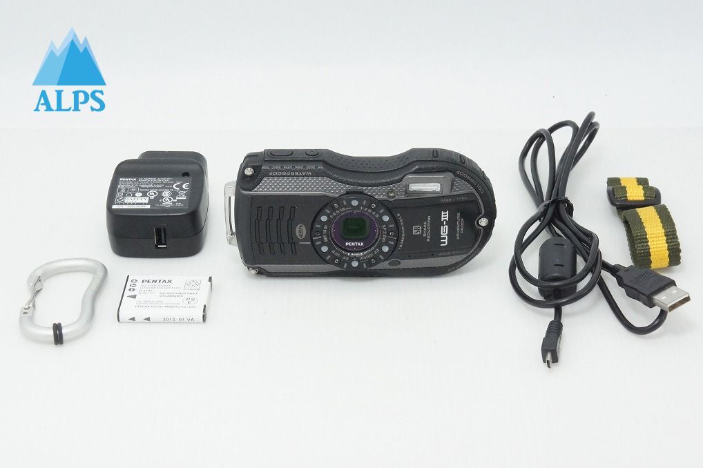 PENTAX ペンタックス WG-3 コンパクトデジタルカメラ ブラック 260409f【アルプスカメラ】