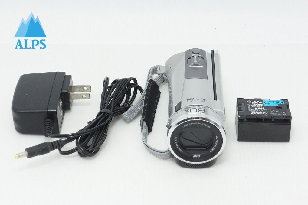 JVC ケンウッド Victor Everio GZ-HM177 デジタルビデオカメラ シルバー 260409d【アルプスカメラ】