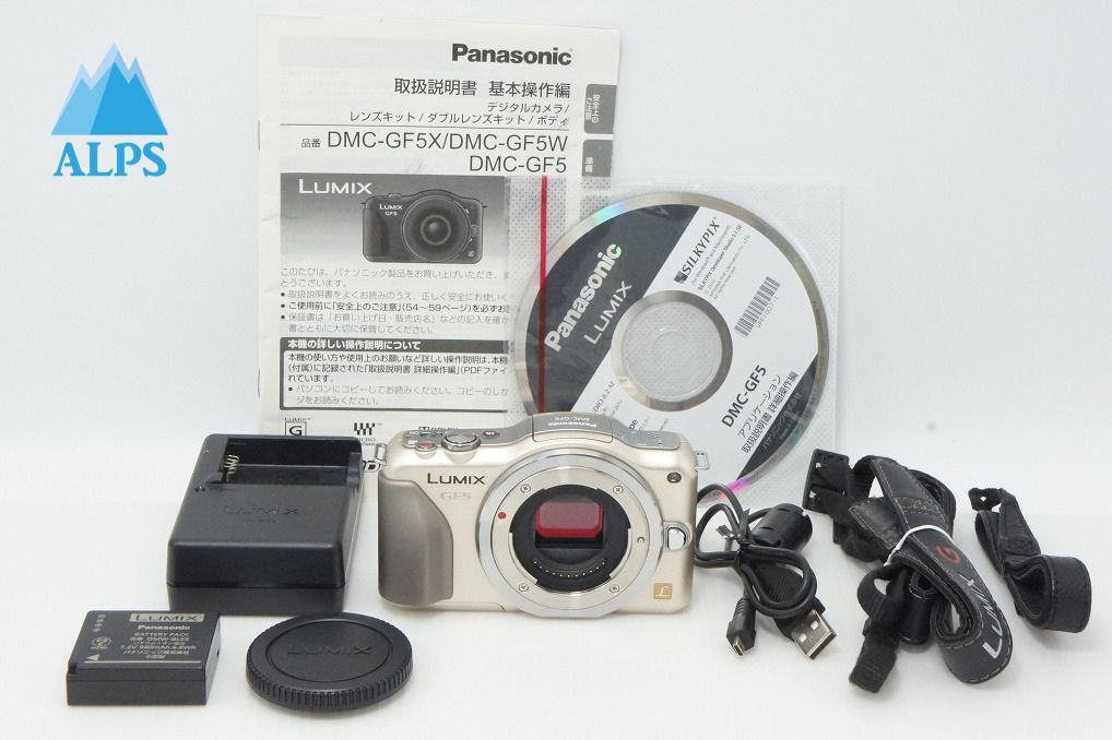 Panasonic パナソニック LUMIX DMC-GF5 ボディ ミラーレス一眼カメラ シャンパンゴールド 260416ad【アルプスカメラ】