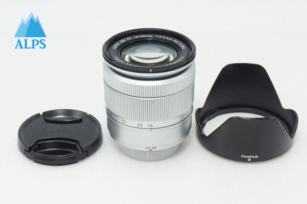 FUJIFILM フジフィルム FUJINON XC 16-50mm F3.5-5.6 OIS II ズームレンズ シルバー フード付 260418r【アルプスカメラ】