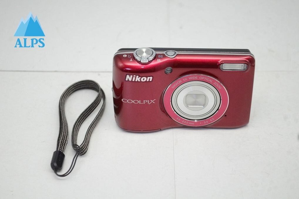 Nikon ニコン COOLPIX L26 コンパクトデジタルカメラ レッド 250926t【アルプスカメラ】