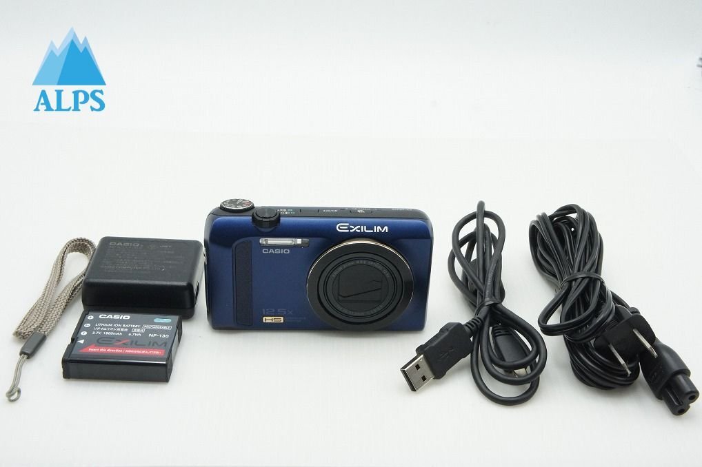 CASIO カシオ HIGH SPEED EXILIM EX-ZR200 コンパクトデジタルカメラ ブルー 251223u【アルプスカメラ】
