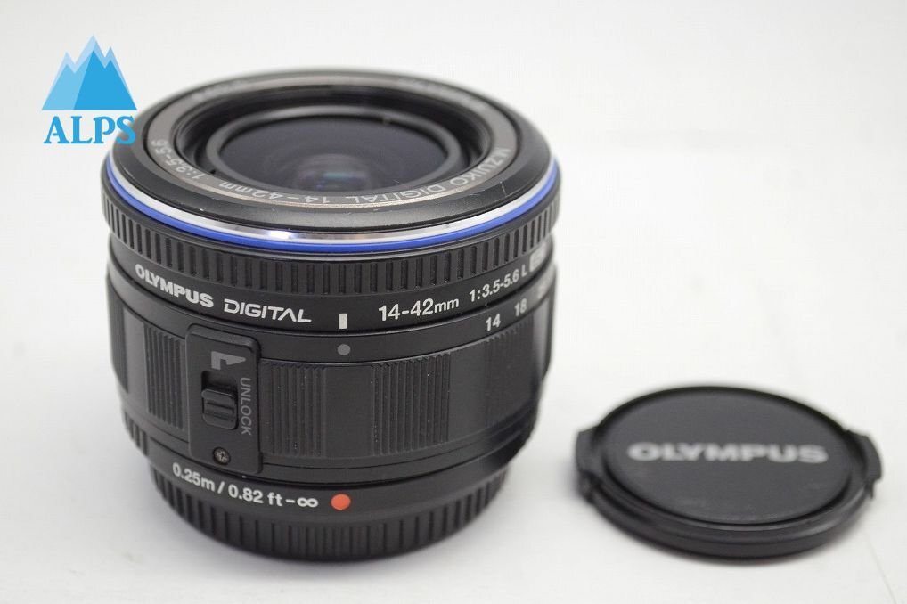 訳あり品 OLYMPUS オリンパス M.ZUIKO DIGITAL ED 14-42mm F3.5-5.6 L マイクロフォーサーズ ブラック 251003g【アルプスカメラ】