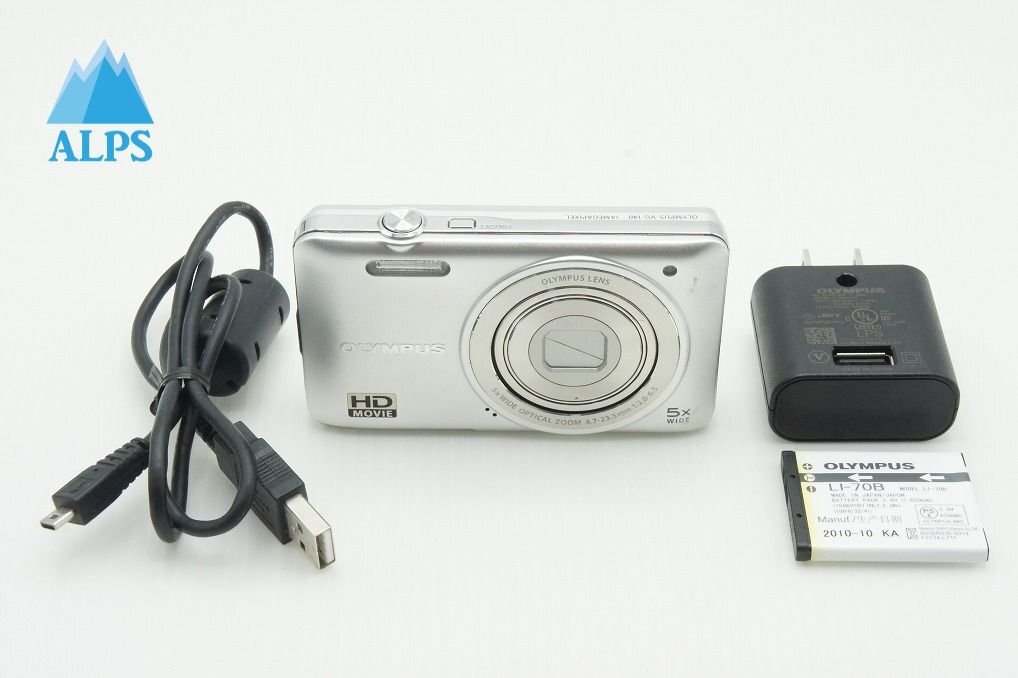 OLYMPUS オリンパス VG-140 コンパクトデジタルカメラ シルバー 251224f【アルプスカメラ】