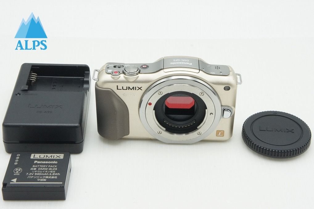 Panasonic パナソニック LUMIX DMC-GF5 ボディ ミラーレス一眼カメラ ゴールド 251224ab【アルプスカメラ】