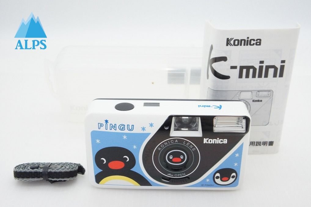 Konica コニカ K-mini PINGU ピングー 35mmコンパクトフィルムカメラ ケース付 251218z【アルプスカメラ】