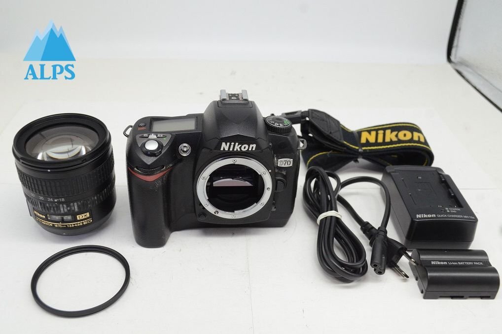 Nikon ニコン D70 + AF-S DX NIKKOR 18-70mm F3.5-4.5G レンズキット デジタル一眼レフカメラ 251006m【アルプスカメラ】