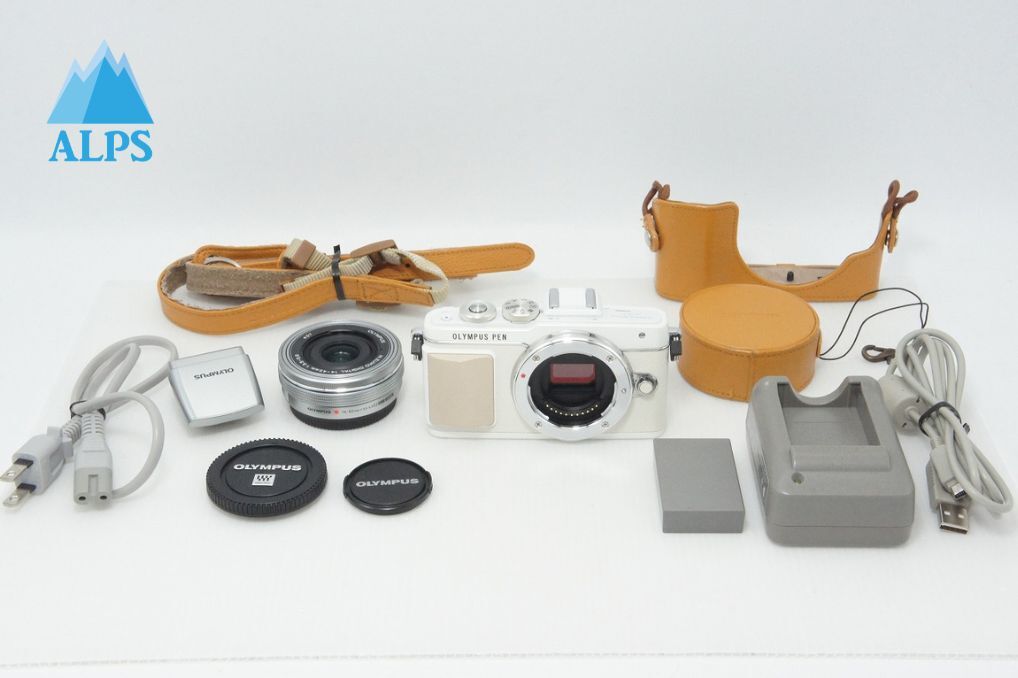 OLYMPUS PEN Lite E-PL7 14-42mm EZ レンズキット ミラーレス一眼カメラ ホワイト ボディジャケット付 260416q【アルプスカメラ】