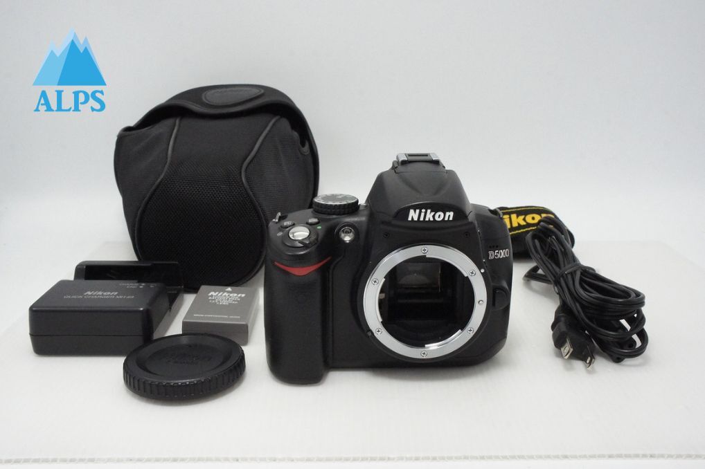 Nikon ニコン D5000 ボディ デジタル一眼レフカメラ ケース付 260417f【アルプスカメラ】