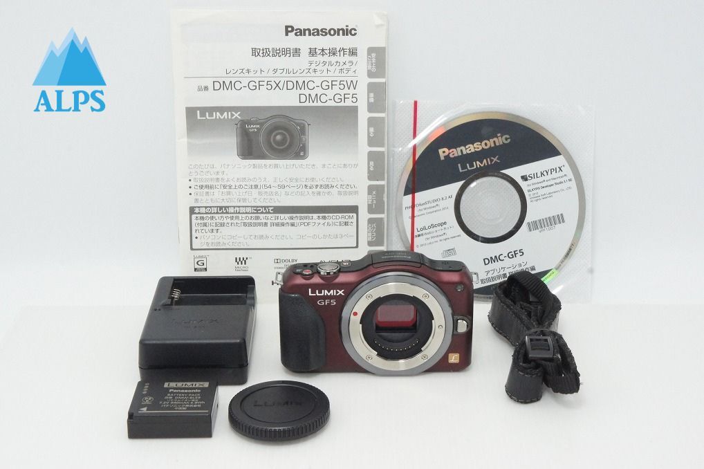 Panasonic パナソニック LUMIX DMC-GF5 ボディ ミラーレス一眼カメラ センシュアルブラウン 260417x【アルプスカメラ】