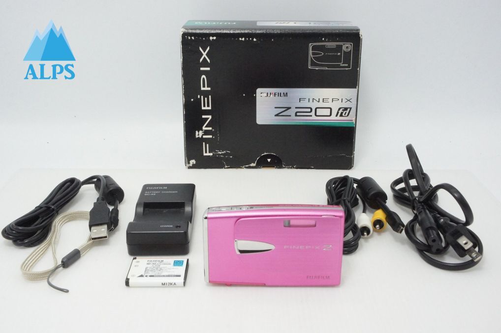 美品 FUJIFILM フジフィルム FinePix Z20fd コンパクトデジタルカメラ ピンク 元箱付 260420n【アルプスカメラ】