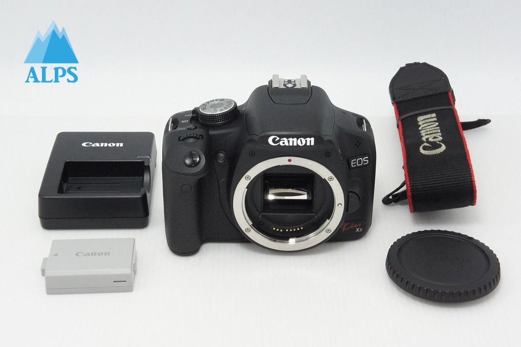 良品 Canon キヤノン EOS Kiss X3 ボディ デジタル一眼レフカメラ 260409w【アルプスカメラ】