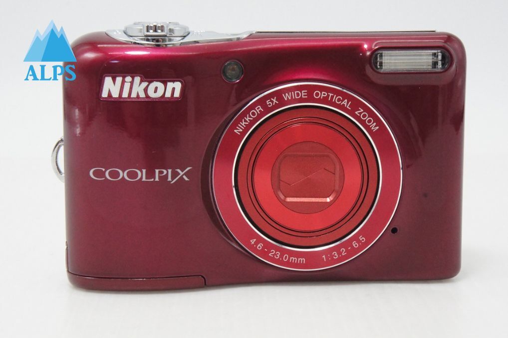 良品 Nikon ニコン COOLPIX L32 コンパクトデジタルカメラ レッド 260420o【アルプスカメラ】