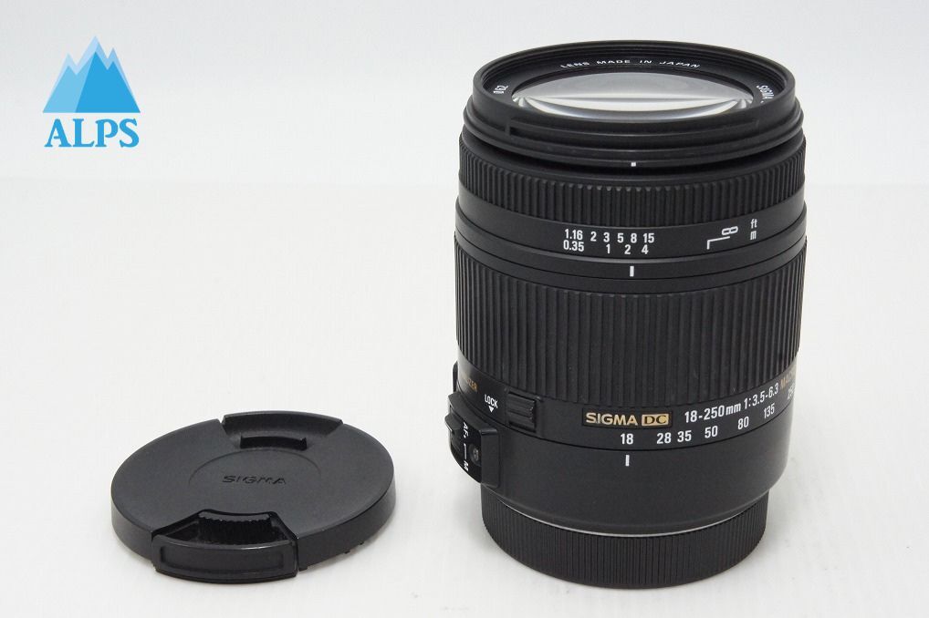 SIGMA シグマ 18-250mm F3.5-6.3 DC MACRO OS HSM Canon キヤノン EFマウント ズームレンズ 260428aa【アルプスカメラ】