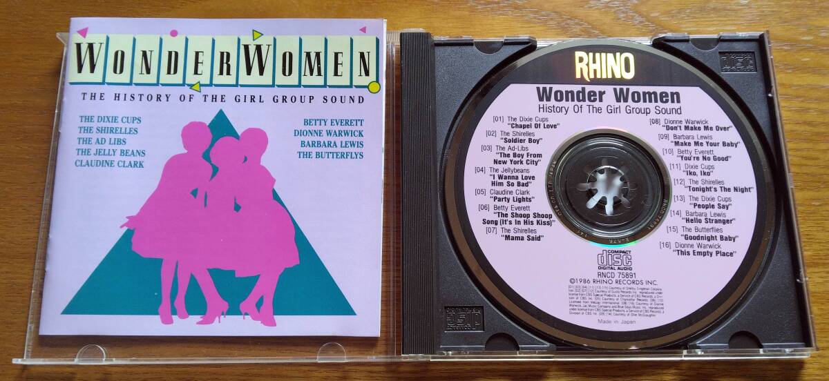 《新品同様》Wonder Woman The History Of The Girl Group Sound ワンダー・ウーマン 米RHINO盤
