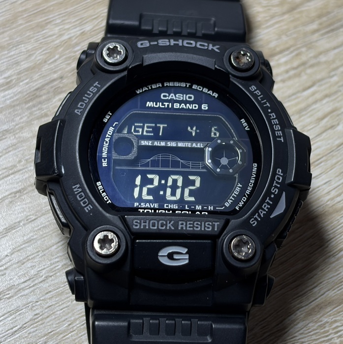 美品！送料3９０円～カシオ ジーショック GW-7900B-1JF 電波ソーラー タイドグラフ ブラック ムーンデータ G-SHOCK レターパックプラスOK②