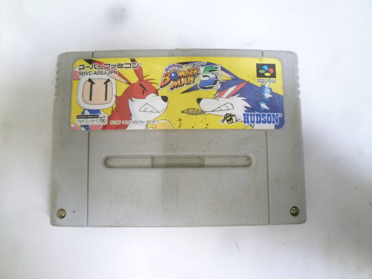 #44296 SFC スーパーファミコン 　スーパーボンバーマン5　中古品