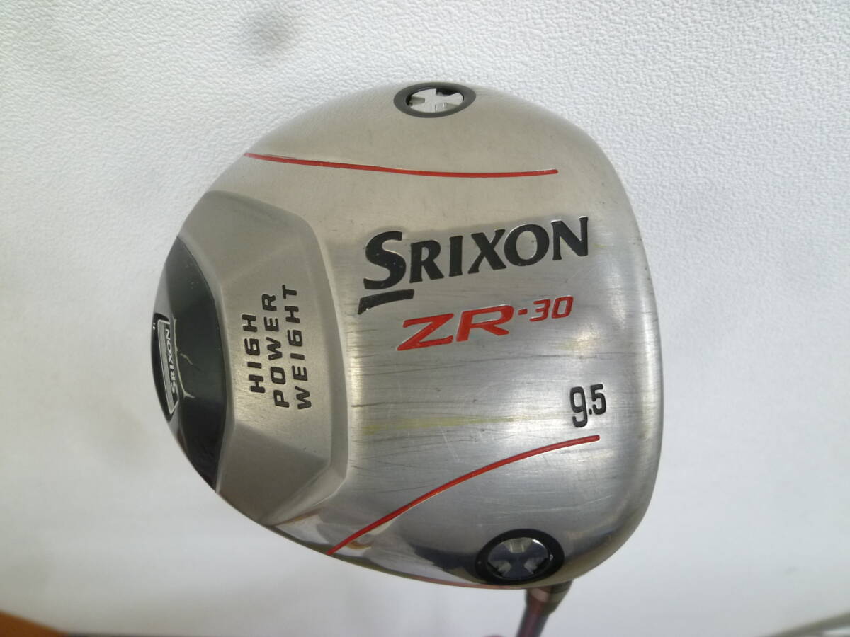 ＃44222 【中古品】 SRIXON スリクソン ドライバー 1W ZR-30 9.5° FLEX 不明