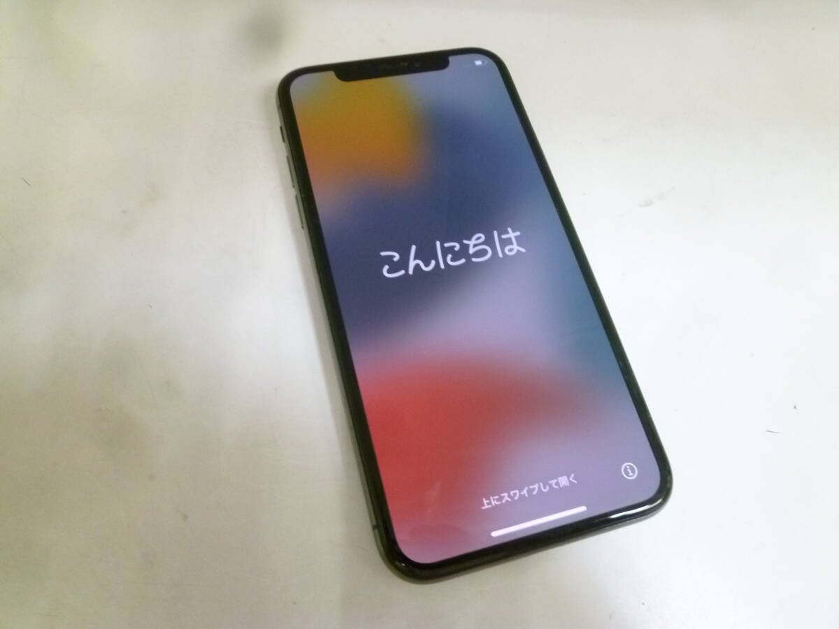 ＃44444 【中古品】 iPhoneX 256GB スペースグレイ MQC12J/A A1902ドコモ SIMフリー SIMロック解除済み