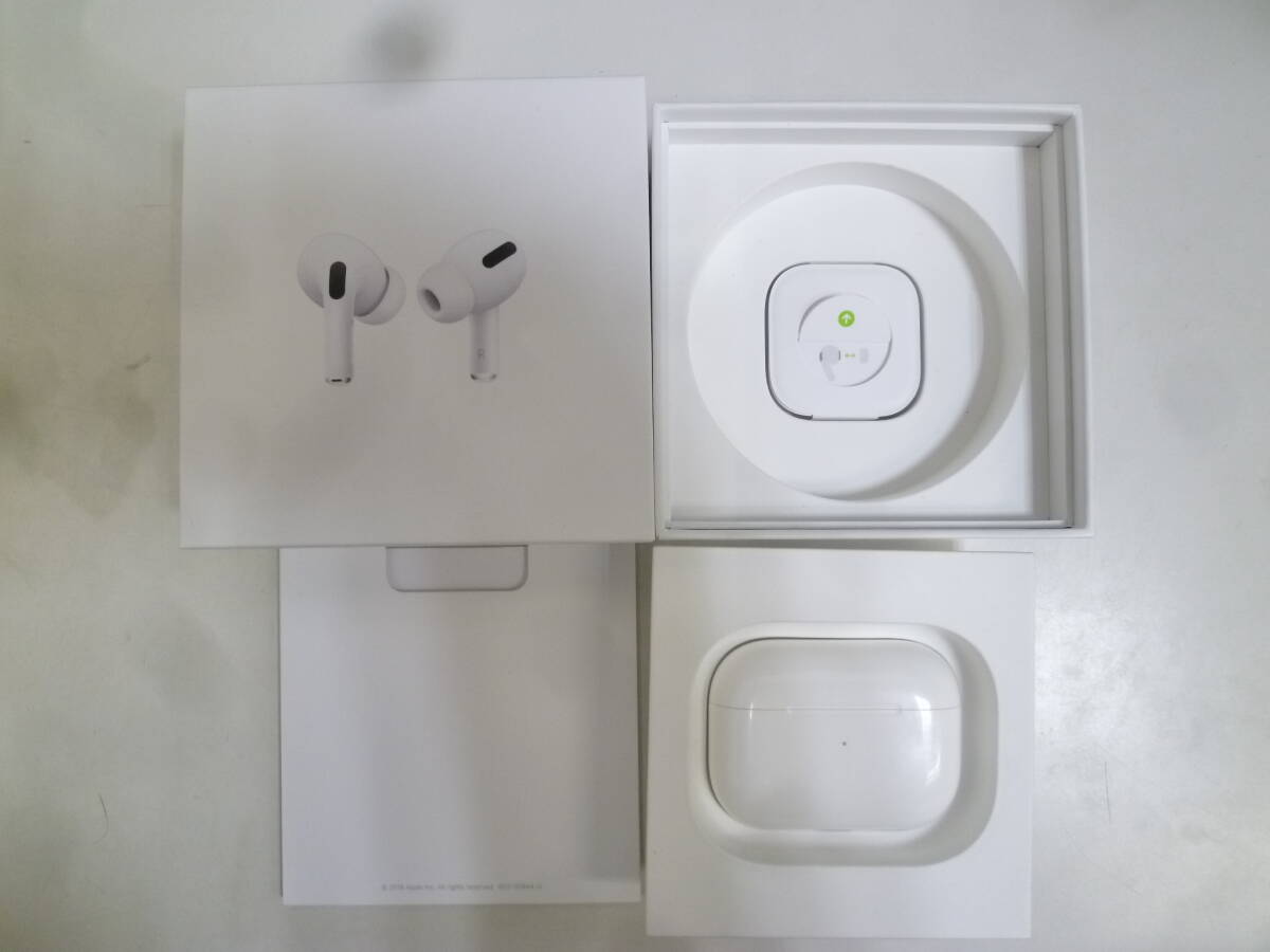 ＃44446 【中古品】 Apple AirPods Pro 第1世代 A2083 A2084 A2190 ワイヤレスイヤホン ザーザー音