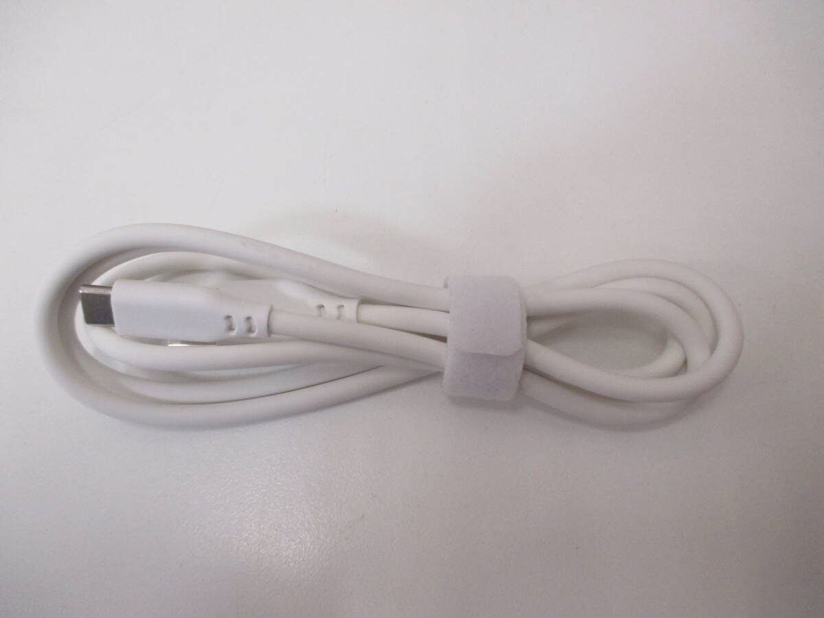 ★#44482 【中古品】詳細不明 USB Type-A - USB Type-C 接続ケーブル 長さ約1m品 白