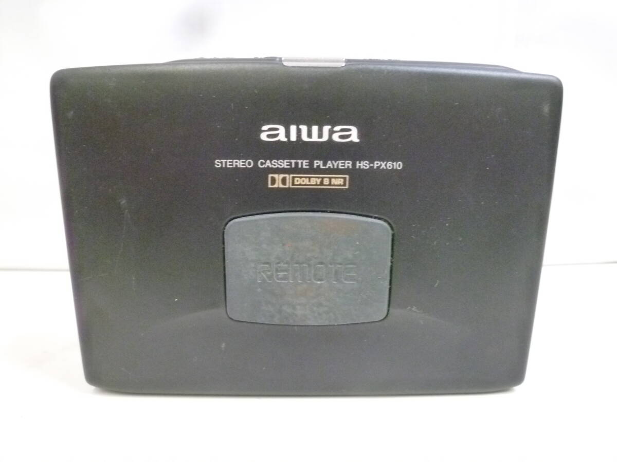 ＃44284 【中古品】 aiwa アイワ カセットプレーヤー HS-PX610 オートリバース 動作未確認 ジャンク扱い