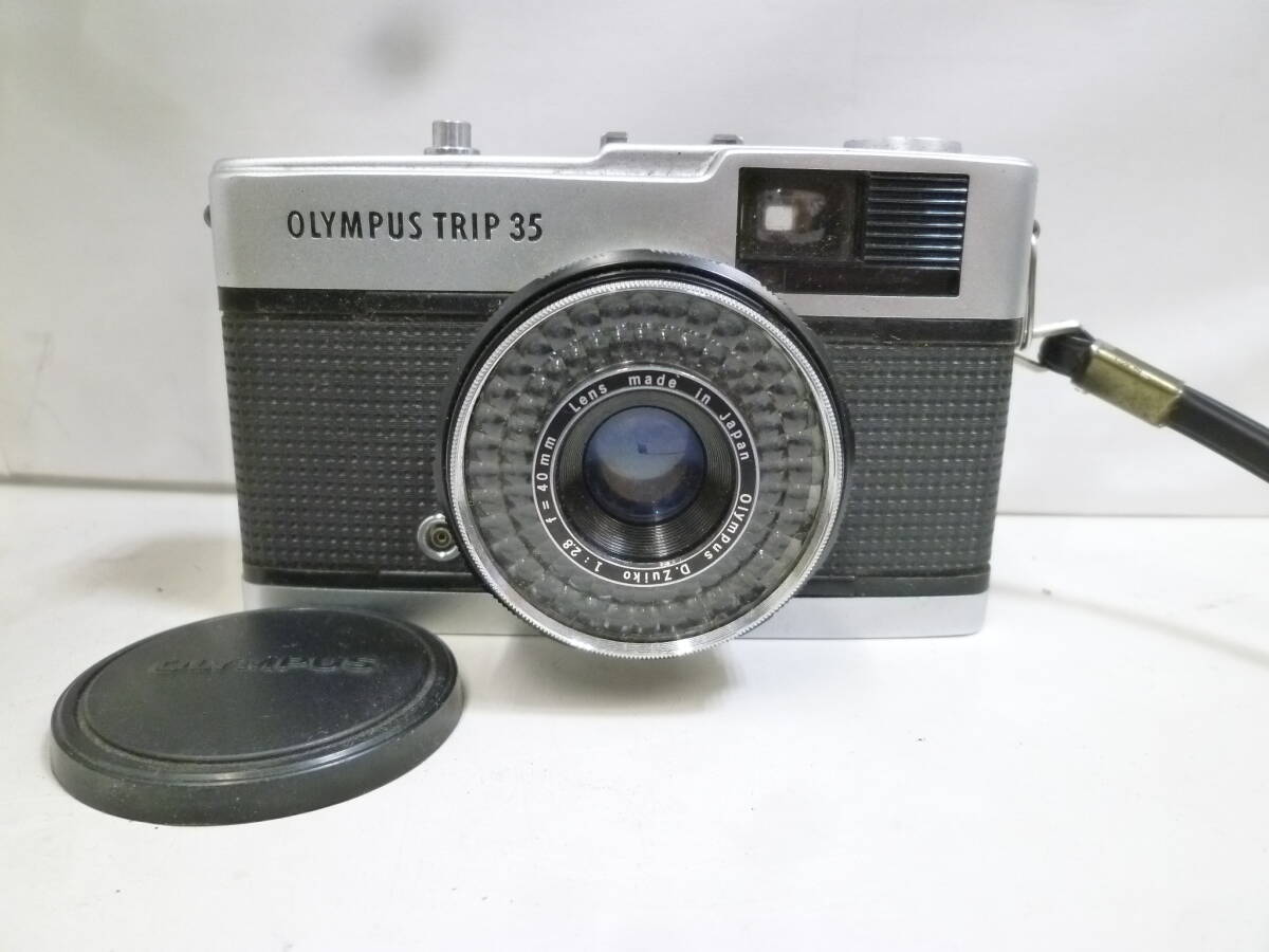＃42547 【中古品】 OLMPUS TRIP 35 オリンパス トリップ35 レンズ D.Zuiko 1:2.8 f=40㎜ コンパクトフィルムカメラ