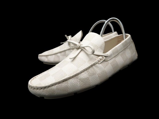 ◆本物保証◆ルイ・ヴィトン◆メンズ◆2025年(約14万円)◆LVドライバー/モカシン/スニーカー/シューズ/靴/26.5～27㎝ ★美品(着用わずか)★