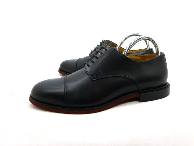 ■本物保証■エルメス/hermes/メンズ◆フォーマル/ビジネス/ドレス/レザー/ドレス/ダービー/シューズ/靴/革靴/黒/約26.5㎝★☆極美品☆★
