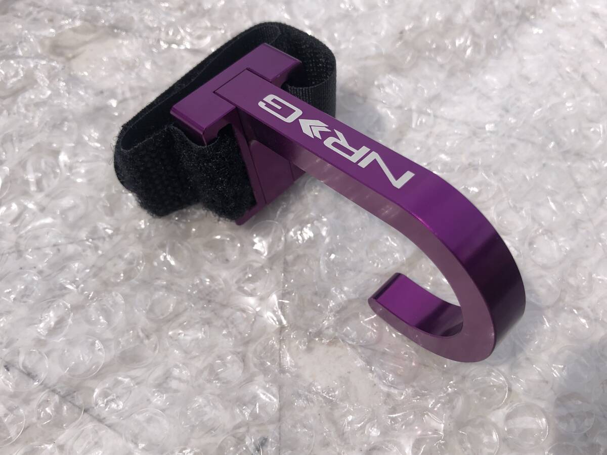 NRG クイックリリースステアリングホイール フック 紫 USDM パープル SteeringWheelHook レース ドリフト 正規輸入品 即納 PP