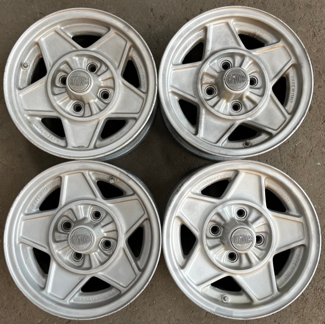 CROMODORA 14インチ 6J +22 4穴 pcd114.3 クロモドラ イタリア 当時物 旧車 【保証なし】